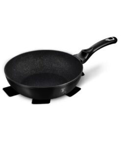 Chảo sâu lòng Berlinger Haus BH/1638N 28cm lớp chống dính phủ đá - màu đen/rose