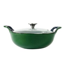 Nồi chảo gang GKÖCH màu xanh lá 25cm