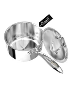 Quánh inox Ciwete Saucepan with Lid 18cm