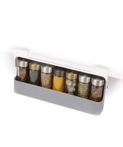 Giá treo sắp xếp gia vị gọn gàng, thông minh Joseph Joseph 85147 CupboardStore™ Gewürz-Unterregal – Grau VE 4