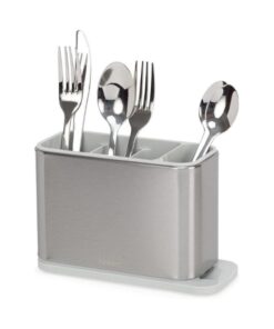Hộp đựng thìa dĩa Joseph Joseph 851694 Surface Stainless Steel Cutlery Drainer - Light Stone