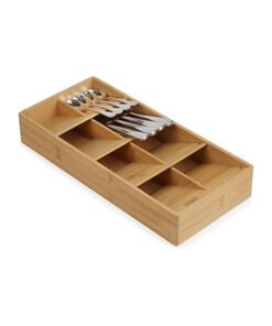 Khay chia ngăn kéo phân loại thìa, dĩa Joseph Joseph 851697 DrawerStore Bamboo màu nâu