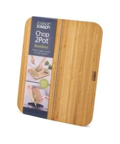 Thớt tre gấp nâu lớn Joseph Joseph 60112 Chop2Pot Bamboo Large - Faltbares Schneidebrett aus Bambus