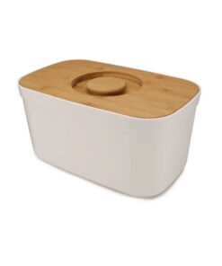 Hộp đựng bánh mì Joseph Joseph 81097 có nắp đậy kèm thớt màu trắng