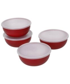 Bộ 4 tô trộn có nắp KitchenAid KQG1760SERE màu đỏ