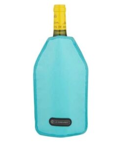 Túi giữ lạnh rượu vang bằng vải không thấm nước LeCreuset WA-126 Flaschenkühler Karibik Blau - màu xanh ngọc bích