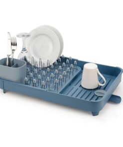Khay đựng bát đĩa Joseph Joseph 85185 Extend™ Expandable Dish Drainer - Editions màu xanh dương