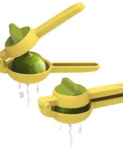 Dụng cụ vắt ép chanh Joseph Joseph 20171 JuiceMax™ Zweifach-Zitronenpresse - Gelb VE 6