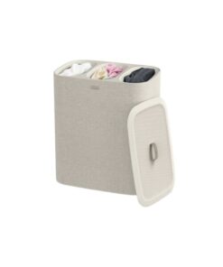 Giỏ đựng quần áo 3 ngăn có quai xách Joseph Joseph 50021 Tota 90L (ECRU)