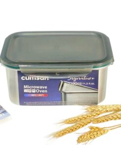 Hộp đựng thực phẩm inox chữ nhật Cuitisan Signature EC7-GS08 2100ml