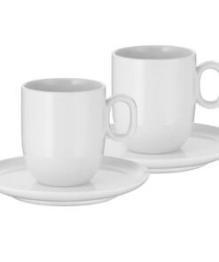 Set 2 cốc cao kèm đĩa WMF Barista Cafe 170ml (Made in Germany)