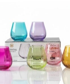 Bộ 6 cốc màu Bohemia Columba Optic Tumbler 380ml