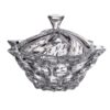 Thố pha lê Bohemia Samba trắng 21cm