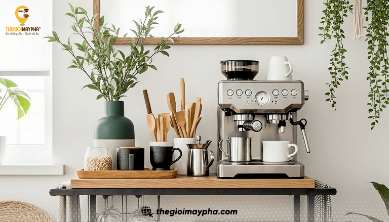 Góc pha cà phê: 12 cách trang trí rẻ mà sang, nhìn là muốn pha mỗi ngày