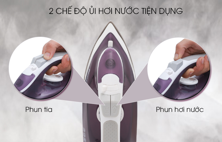 Bàn ủi hơi nước Panasonic NI-M300TVRA 1800W 2 chế độ ủi hơi nước - Bàn ủi hơi nước Panasonic NI-M300TVRA