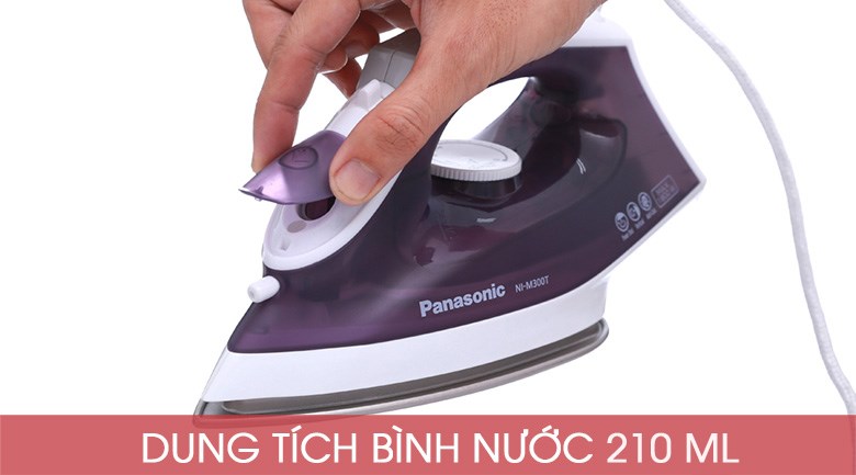 Bàn ủi hơi nước Panasonic NI-M300TVRA 1800W Dung tích bình nước lớn - Bàn ủi hơi nước Panasonic NI-M300TVRA