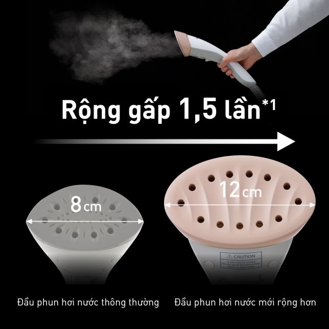 Bàn ủi hơi nước đứng Panasonic NI-GSG060WRA Ít đường ủi hơn cho quần áo dài