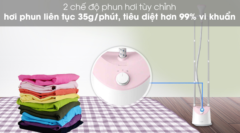 Bàn ủi hơi nước đứng Philips GC485/49 1800W 2 chế độ phun hơi - Bàn ủi hơi nước đứng Philips GC485