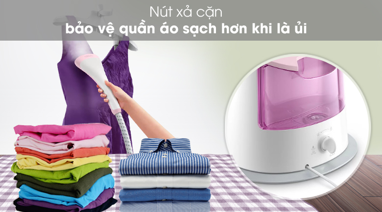 Bàn ủi hơi nước đứng Philips GC485/49 1800W Xả cặn - Bàn ủi hơi nước đứng Philips GC485