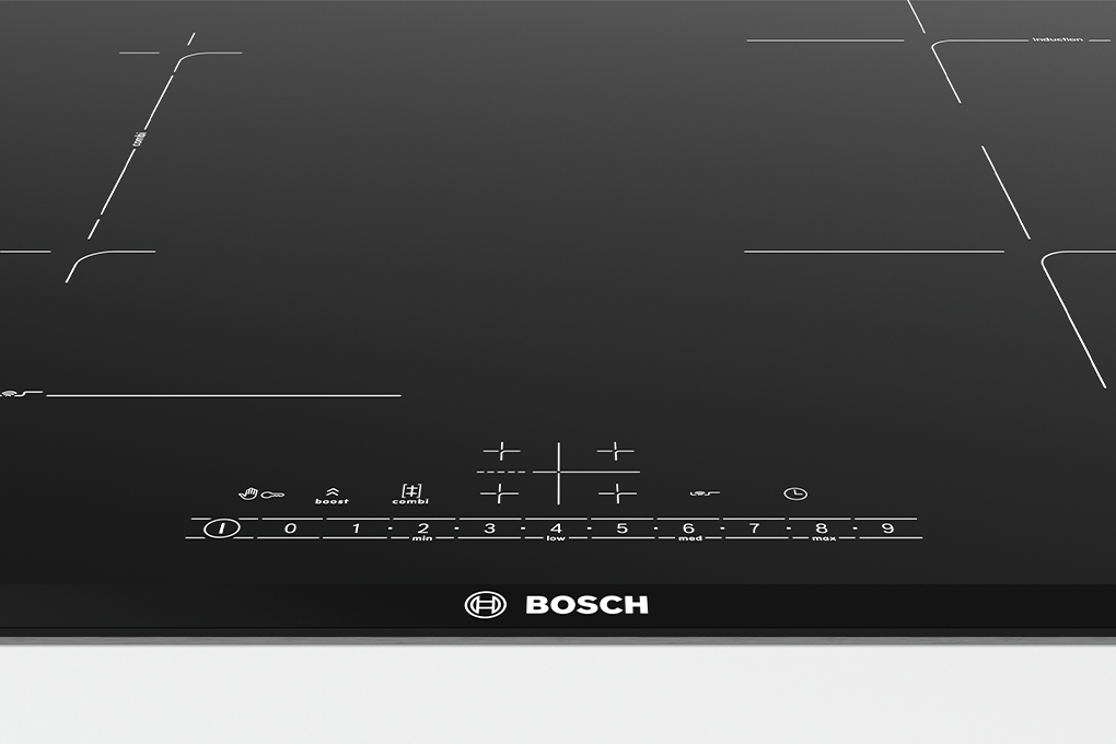 Bảng điều khiển - Bếp từ 4 vùng nấu lắp âm Bosch PVS775FC5E Bếp từ 4 vùng nấu Bosch PVS775FC5E Bảng điều khiển - Bếp từ 4 vùng nấu lắp âm Bosch PVS775FC5E
