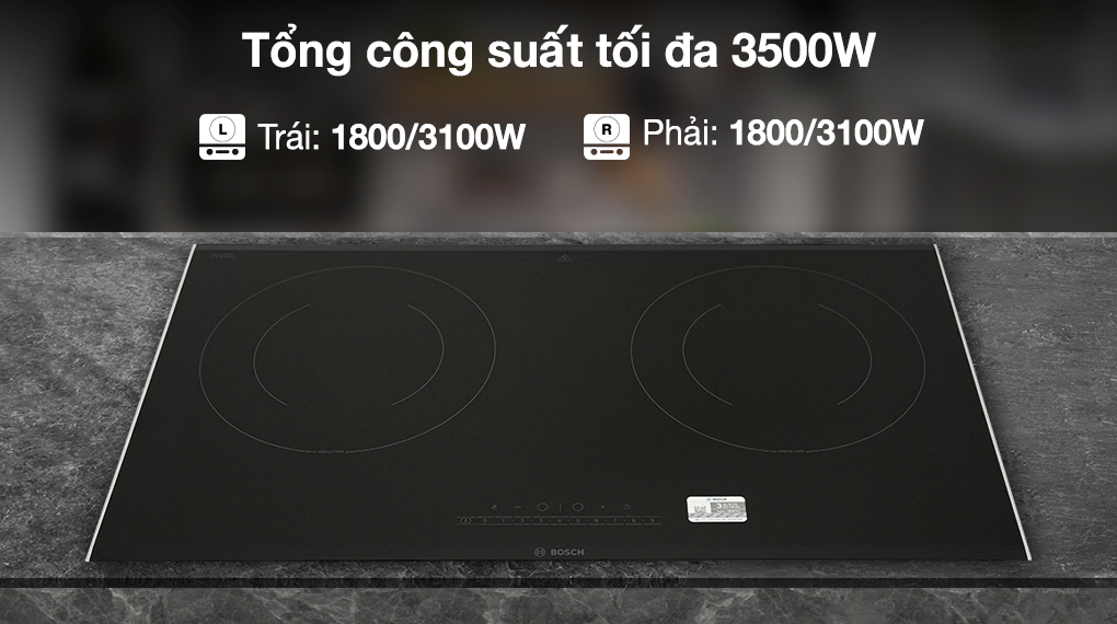 Bếp từ đôi lắp âm Bosch PPI82566VN