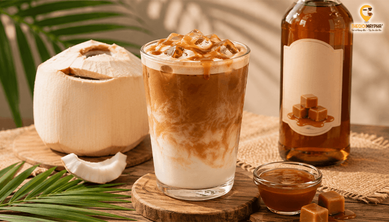 Công thức cafe dừa đang được nhiều quán biến tấu như thế nào?