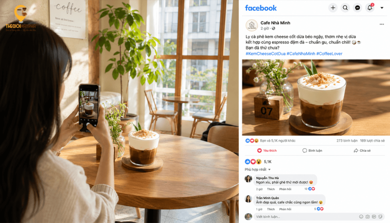Công thức cafe dừa đang được nhiều quán biến tấu như thế nào?
