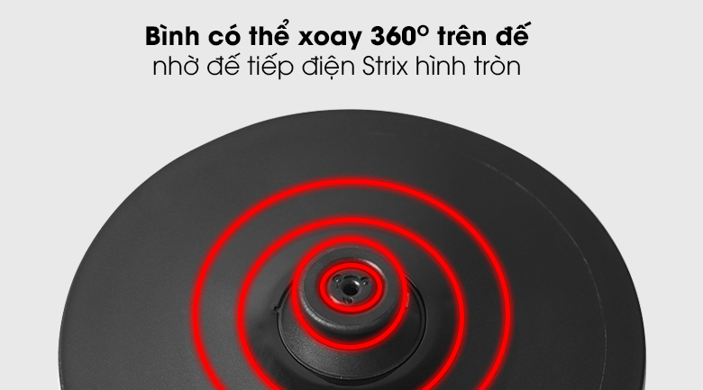 Đế tiếp điện - Bình đun siêu tốc Midea MK-317DC Bình đun siêu tốc Midea 1.7 lít MK-317DC Đế tiếp điện - Bình đun siêu tốc Midea MK-317DC