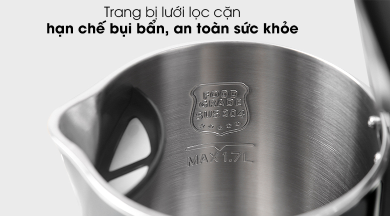 Lưới lọc - Bình đun siêu tốc Midea MK-317DC Bình đun siêu tốc Midea 1.7 lít MK-317DC Lưới lọc - Bình đun siêu tốc Midea MK-317DC