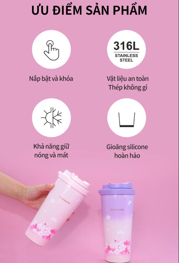 Bình giữ nhiệt Lock&Lock 550 ml LHC3249VOLPB