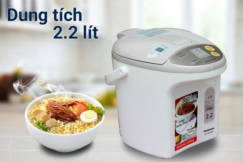 Bình thủy điện Panasonic NC-EG2200CSY 2.2 lít Bình thủy điện Panasonic NC-EG2200CSY 2.2 lít