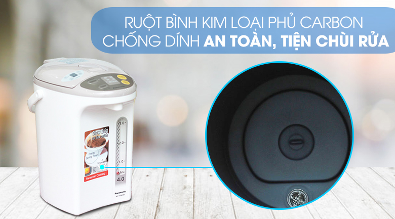 Bình thủy điện Panasonic NC-EG4000CSY 4 lít Bình thủy điện Panasonic NC-EG4000CSY 4 lít - Ruột bình