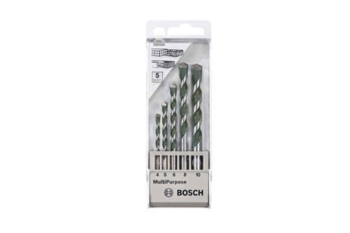 Bộ mũi khoan đa năng Bosch 5 mũi 4/6/8/10mm Bộ mũi khoan đa năng Bosch 5 mũi 4/6/8/10mm