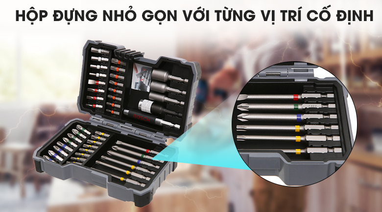 Bộ vặn vít Bosch (43 chi tiết)