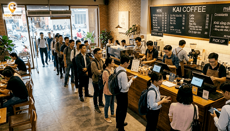 Cách tính công suất máy pha cà phê phù hợp với lượng khách mỗi ngày