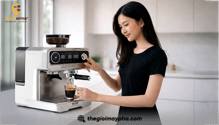 Máy pha cà phê giá rẻ
