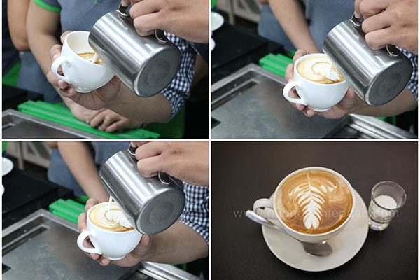 Do-sua-vao-cafe-de-tao-ra-Capuchino