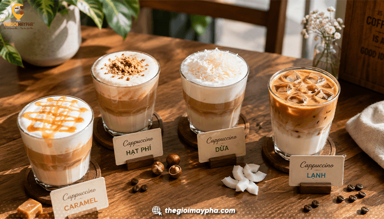 Công thức cappuccino dễ áp dụng cho quán cafe nhỏ