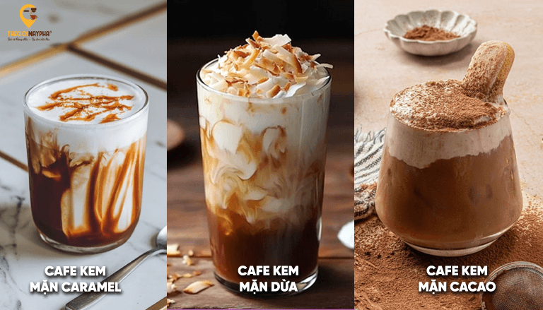 Công thức cafe kem mặn phù hợp menu mùa hè
