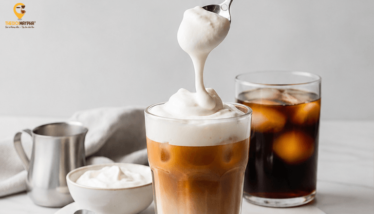 Công thức cafe kem mặn phù hợp menu mùa hè