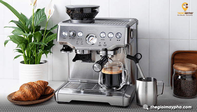 Review máy pha cà phê Breville 870 chính hãng giá tốt từ trải nghiệm thực tế