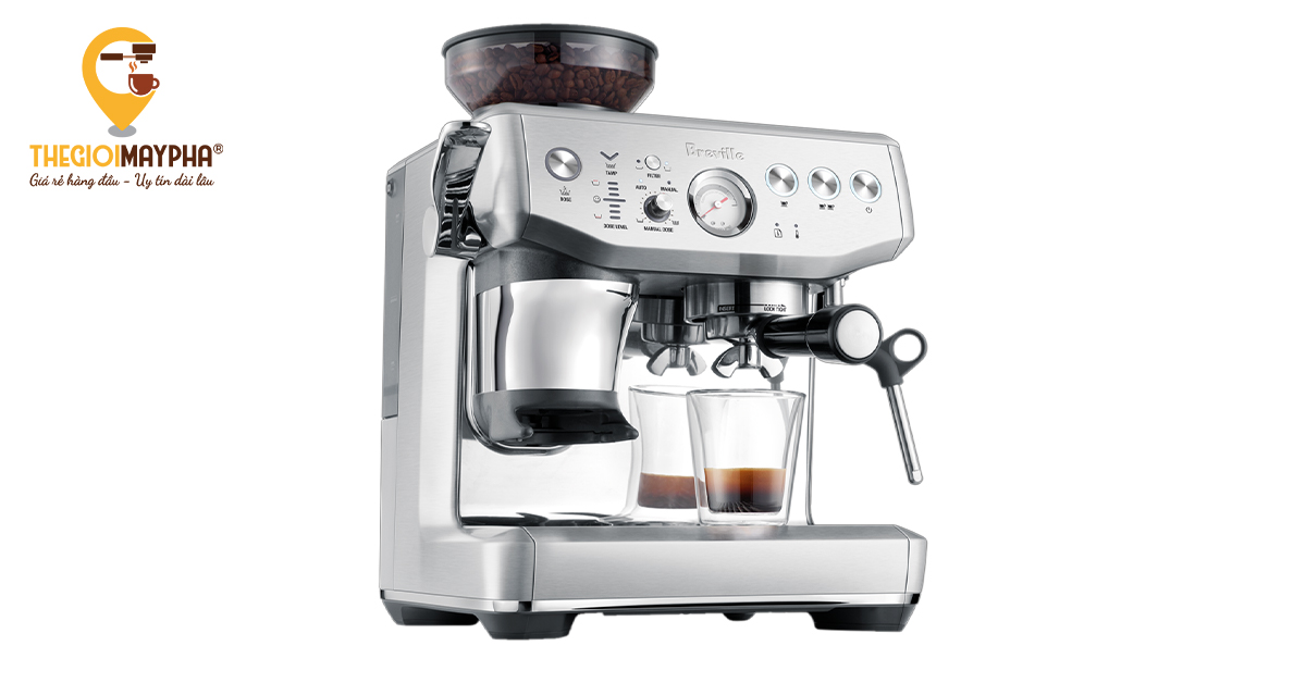 Thiết kế của máy pha cà phê Breville 876