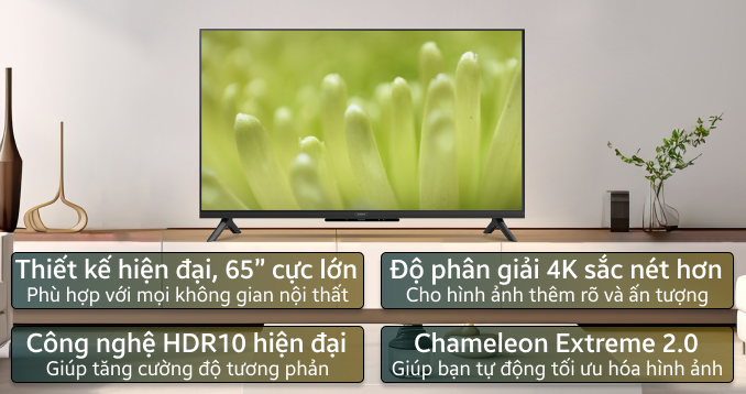 Google Tivi Coocaa 4K 65 Inch 65Y73 Google Tivi Coocaa 4K 65 Inch 65Y73
