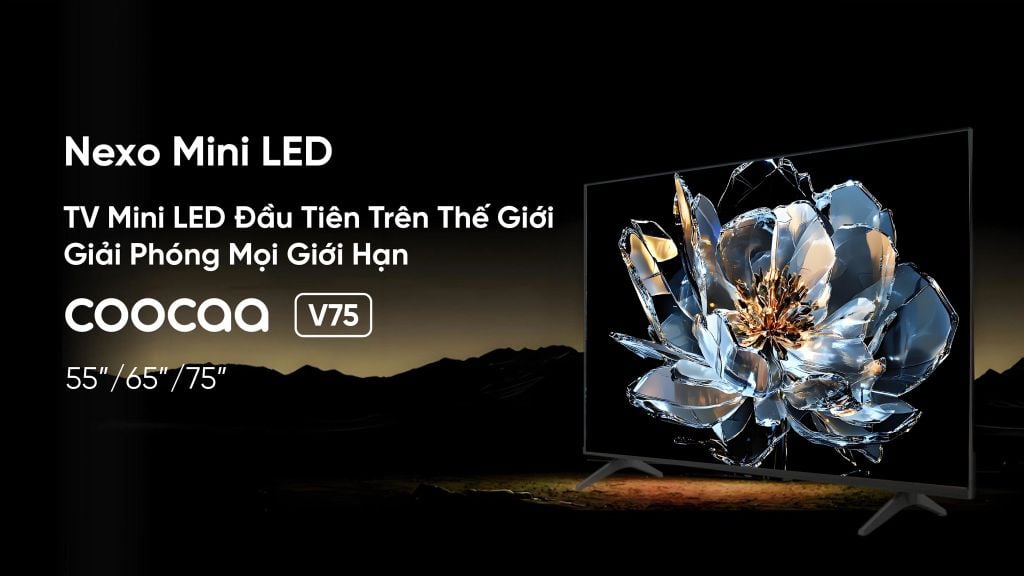 Google Tivi QD-Mini LED Coocaa 4K 65 Inch 65V75