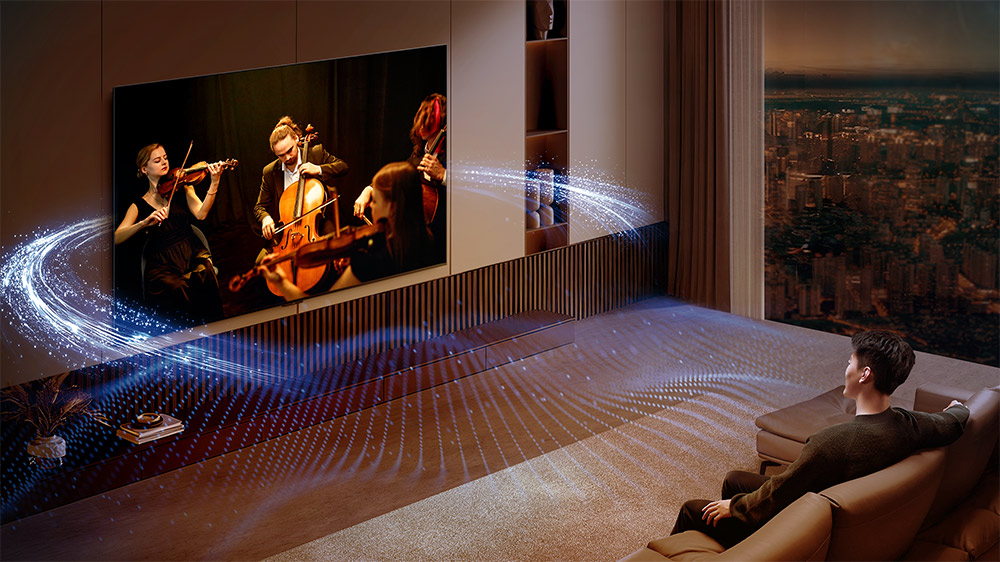 Google Tivi TCL QD-Mini LED 4K 65 Inch 65A400M Hệ thống âm thanh Hi-Fi ONKYO 2.0 Tivi TCL QD-Mini LED 4K 75 Inch 75A400M