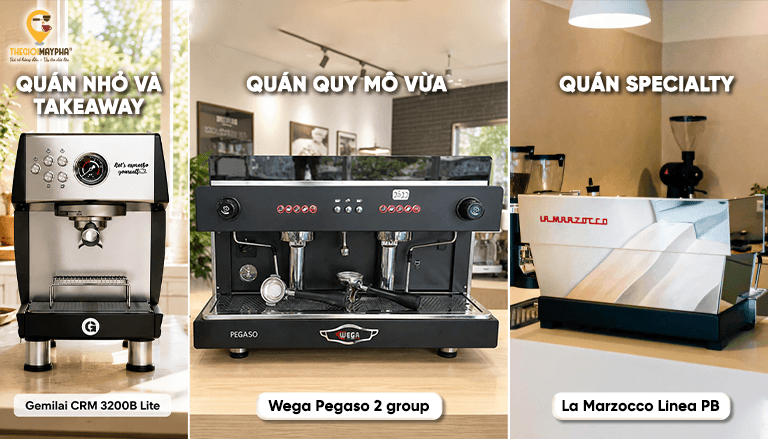 Máy pha cà phê cho quán cafe và những điều cần biết trước khi đầu tư