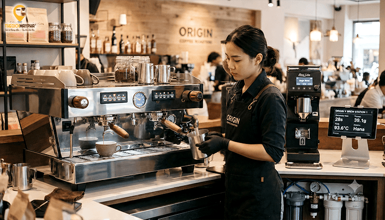 Máy pha cà phê cho quán cafe và những điều cần biết trước khi đầu tư
