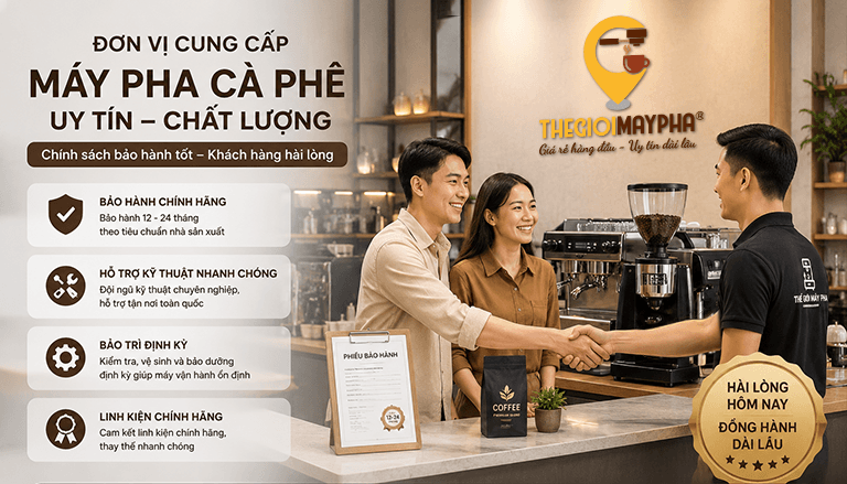 Top tiêu chí chọn máy pha cà phê kinh doanh hiệu quả