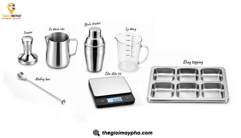 Dự toán bộ thiết bị mở quán cà phê take away cho người mới bắt đầu