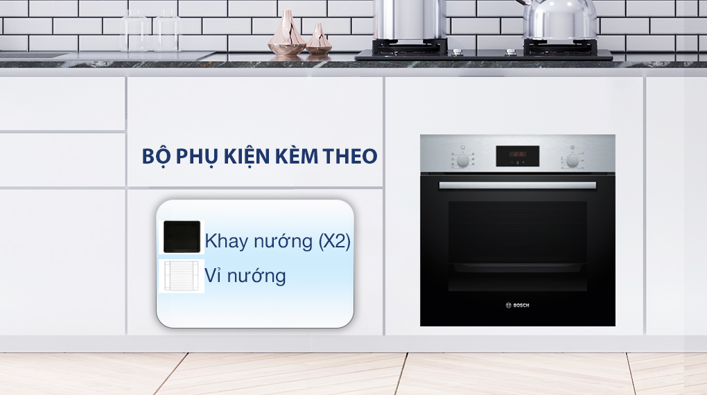 Lò nướng âm Bosch HBF133BS0A Lò nướng lắp âm Bosch HMH.HBF133BS0A - Phụ kiện